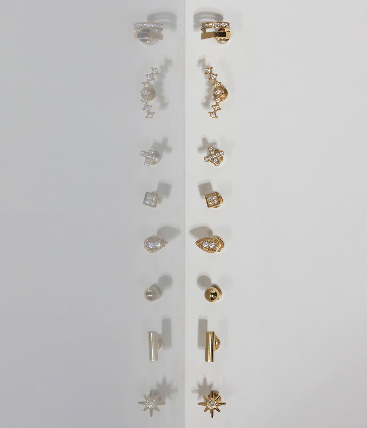 Piercing Nauru (Acier doré)