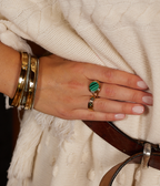 Bague Mathéa (Acier doré)