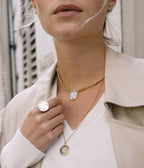 Collier Corazon (Acier doré)