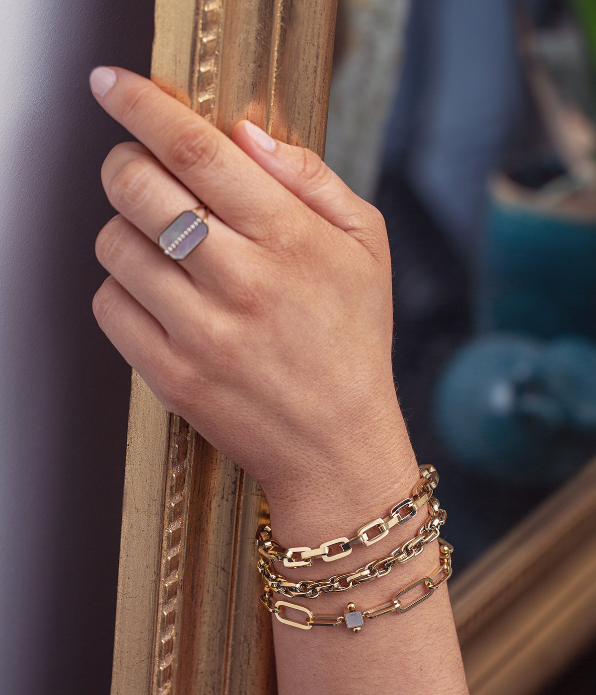Bracelet Betty (Acier doré)