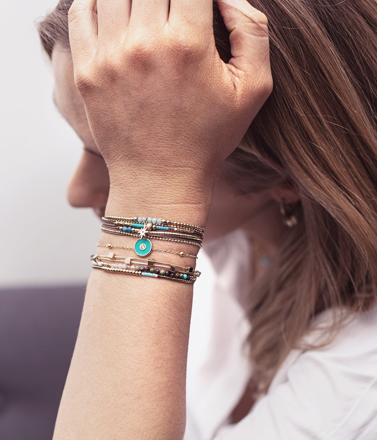 Bracelet Liz (Acier doré)