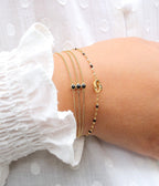 Bracelet Alexandra (Acier doré)