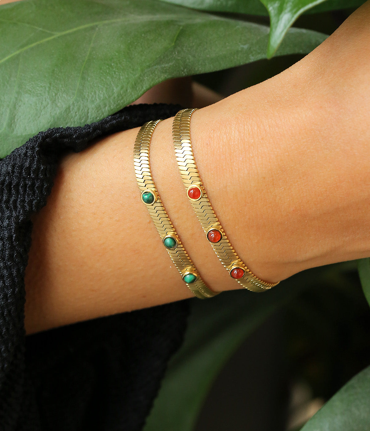 Bracelet Efia (Acier doré)