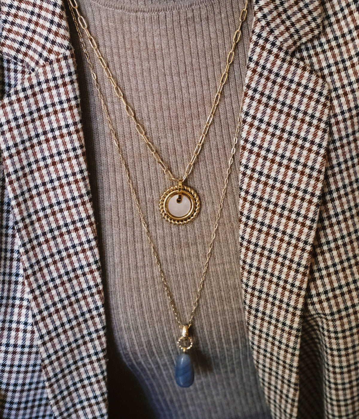 Collier Arya (Acier doré)