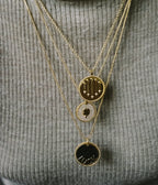 Collier Fortune (Acier doré)