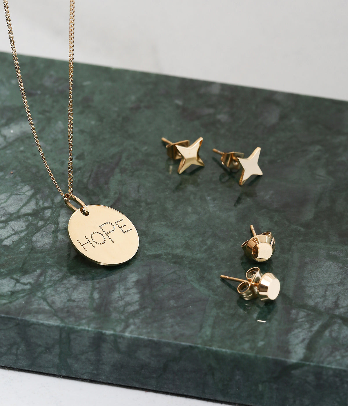 Collier Hope (Acier doré)