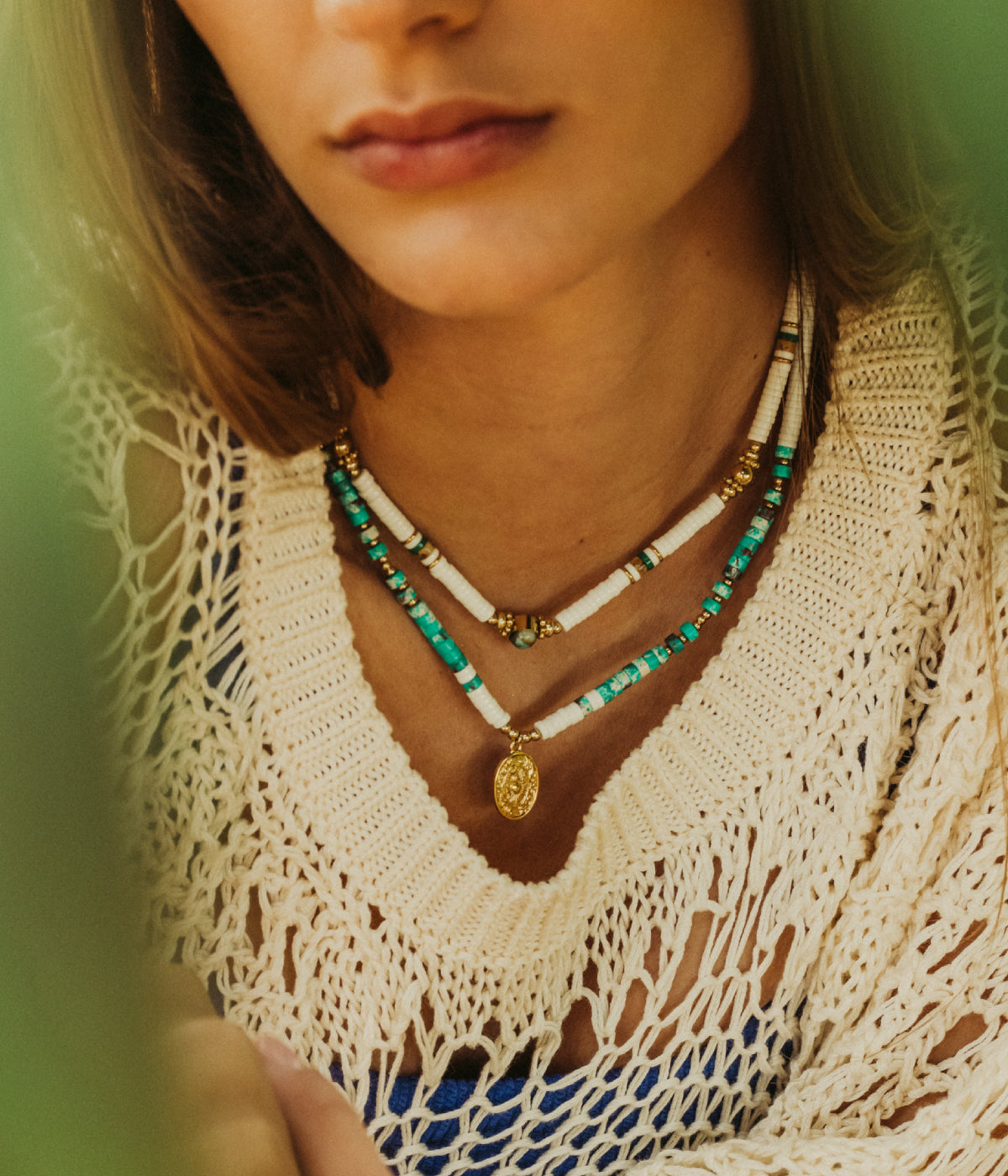 Collier Muccia (Acier doré)