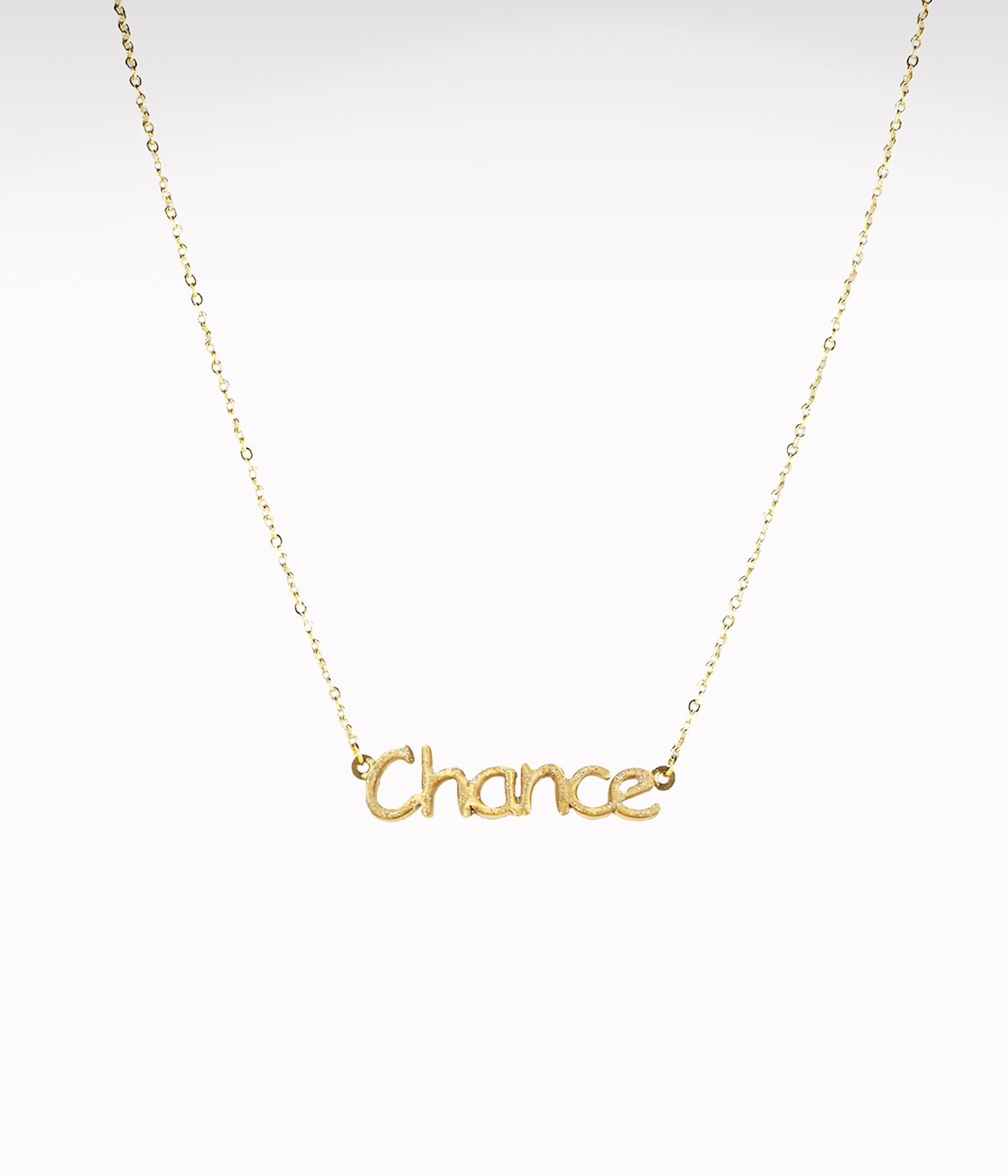 Collier Chance (Acier doré)