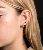 Piercing Menorca L (Acier doré)