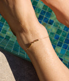 Chaine de cheville Siaggia (Acier doré)