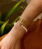 Bracelet jonc Theon (Acier doré)