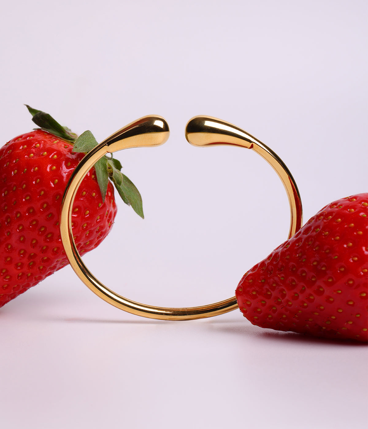 Bracelet Jonc Lalie (Acier doré)