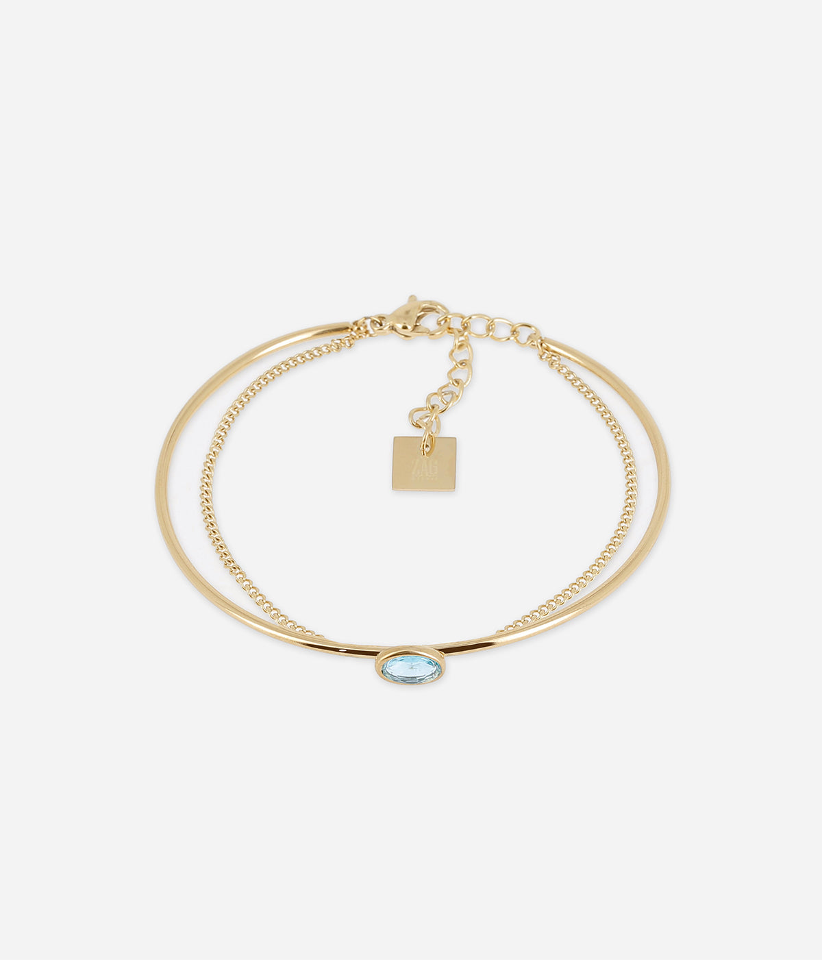 Bracelet Jonc Ricci (Acier doré)