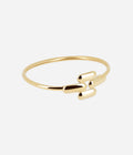 Bracelet Jonc Runica (Acier doré)
