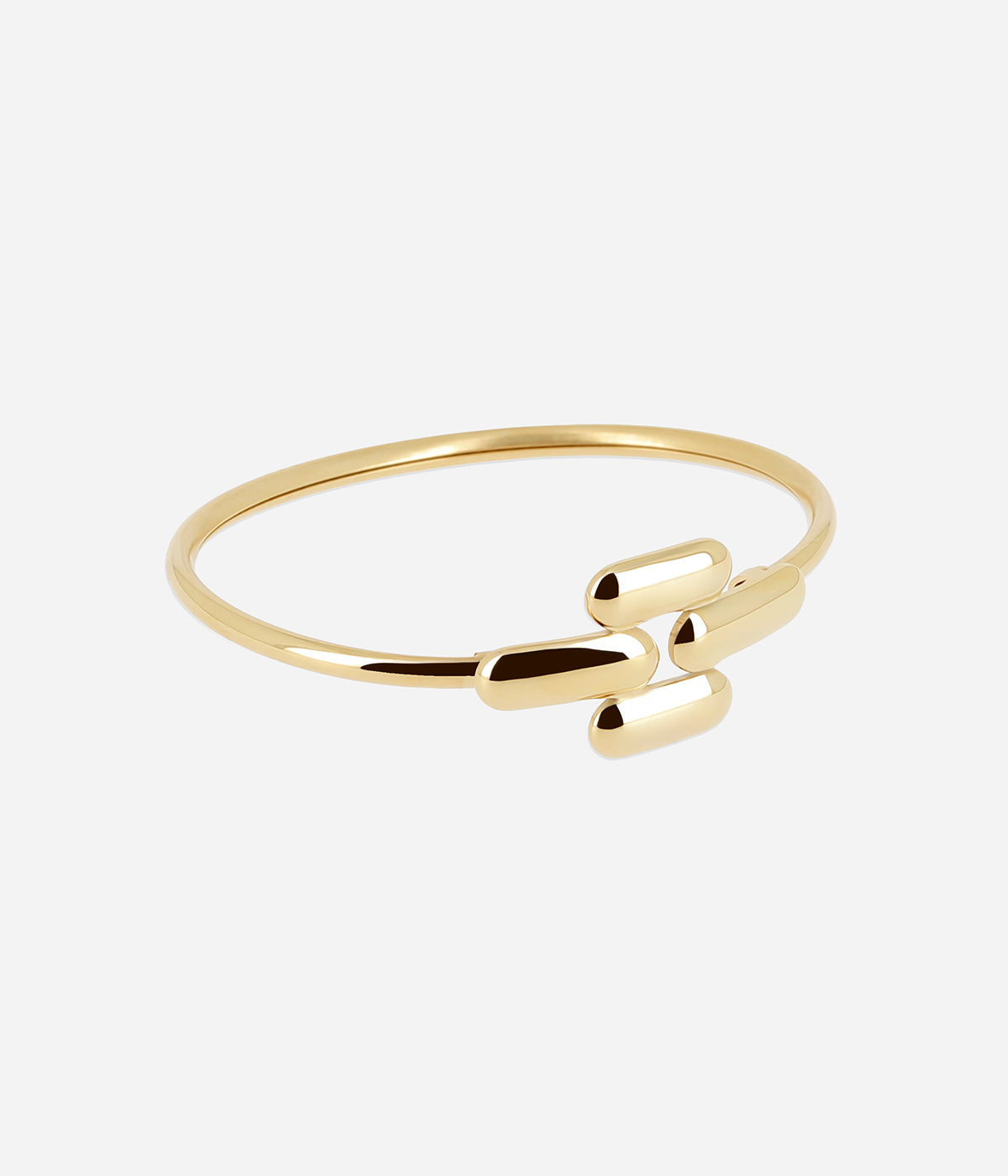 Bracelet Jonc Runica (Acier doré)