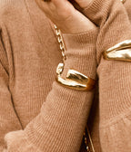 Bracelet Jonc Busby (Acier doré)