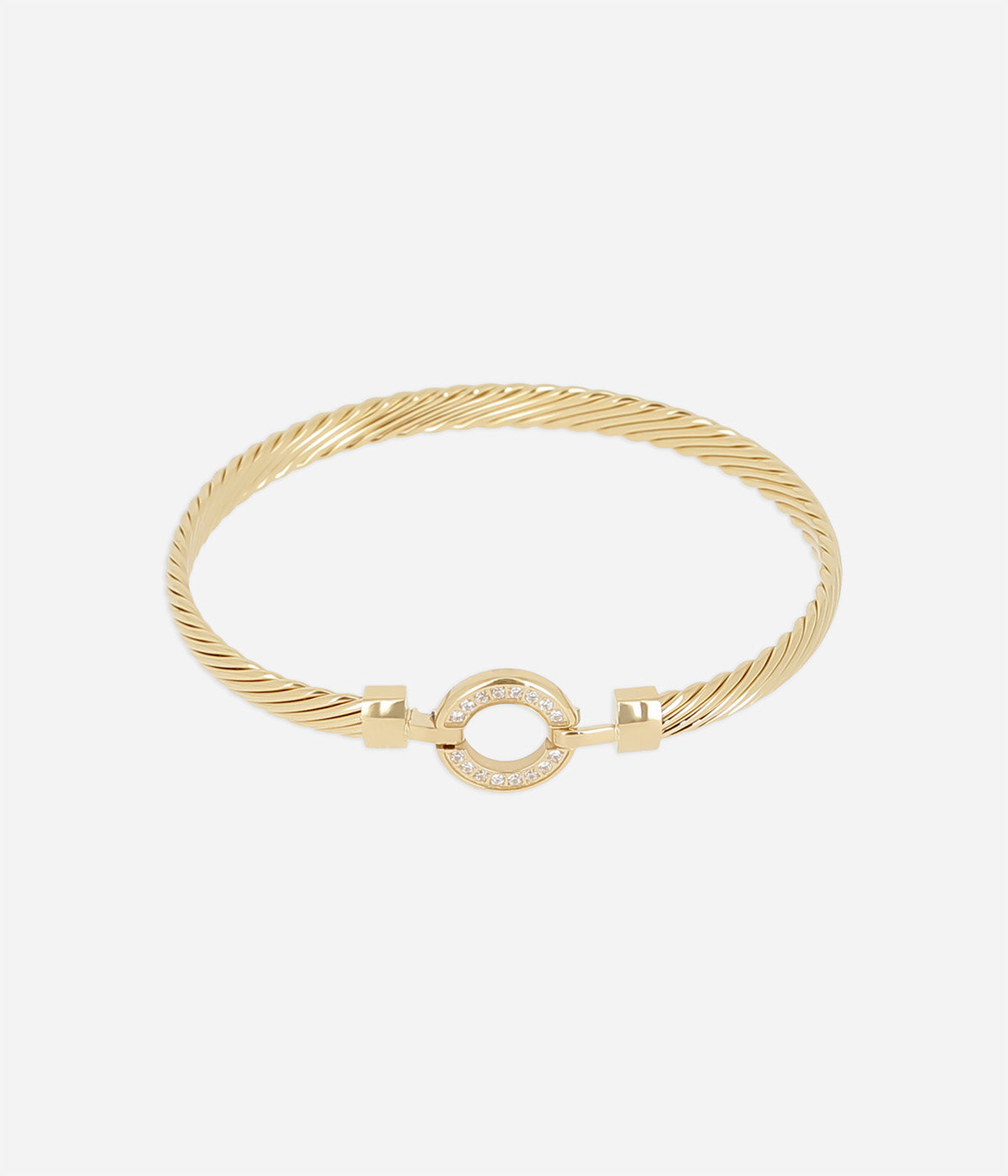 Bracelet Jonc Invalis (Acier doré)