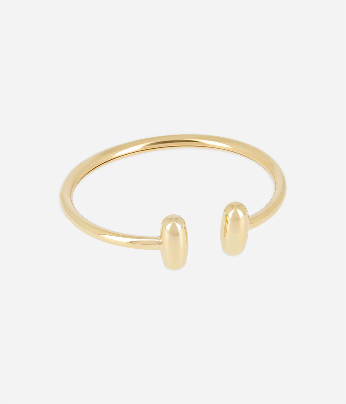 Bracelet Jonc Caspian (Acier doré)