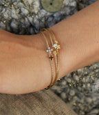 Bracelet Jonc Aswa (Acier doré)