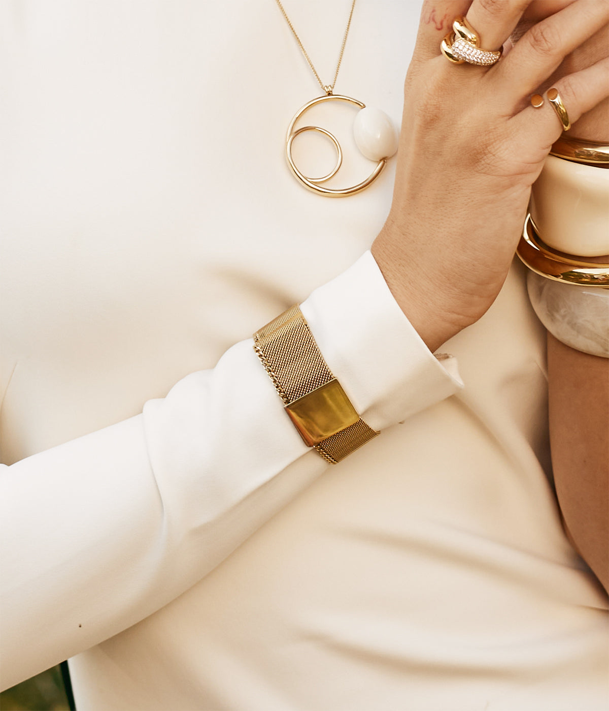 Bracelet Bess (Acier doré)