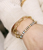 Bracelet Kishi (Acier doré)