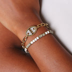 Bracelet Tuamotu (Acier doré)