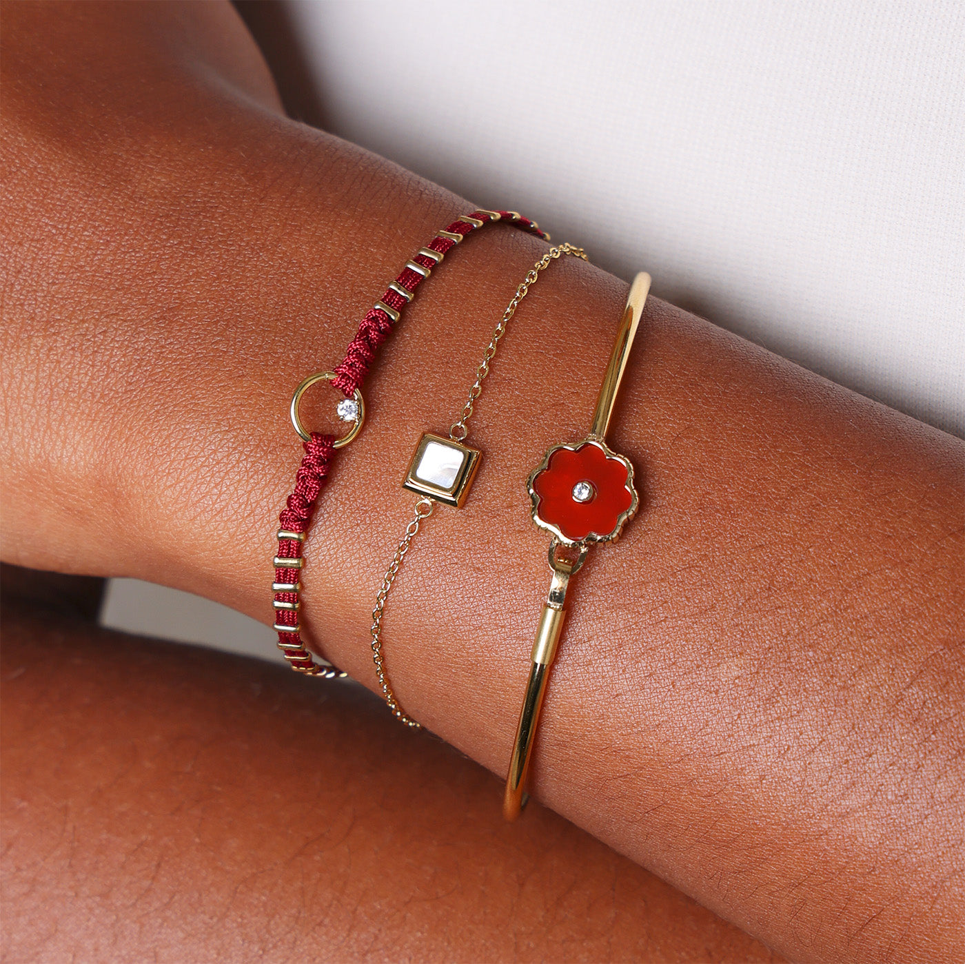 Bracelet Tania (Acier doré)