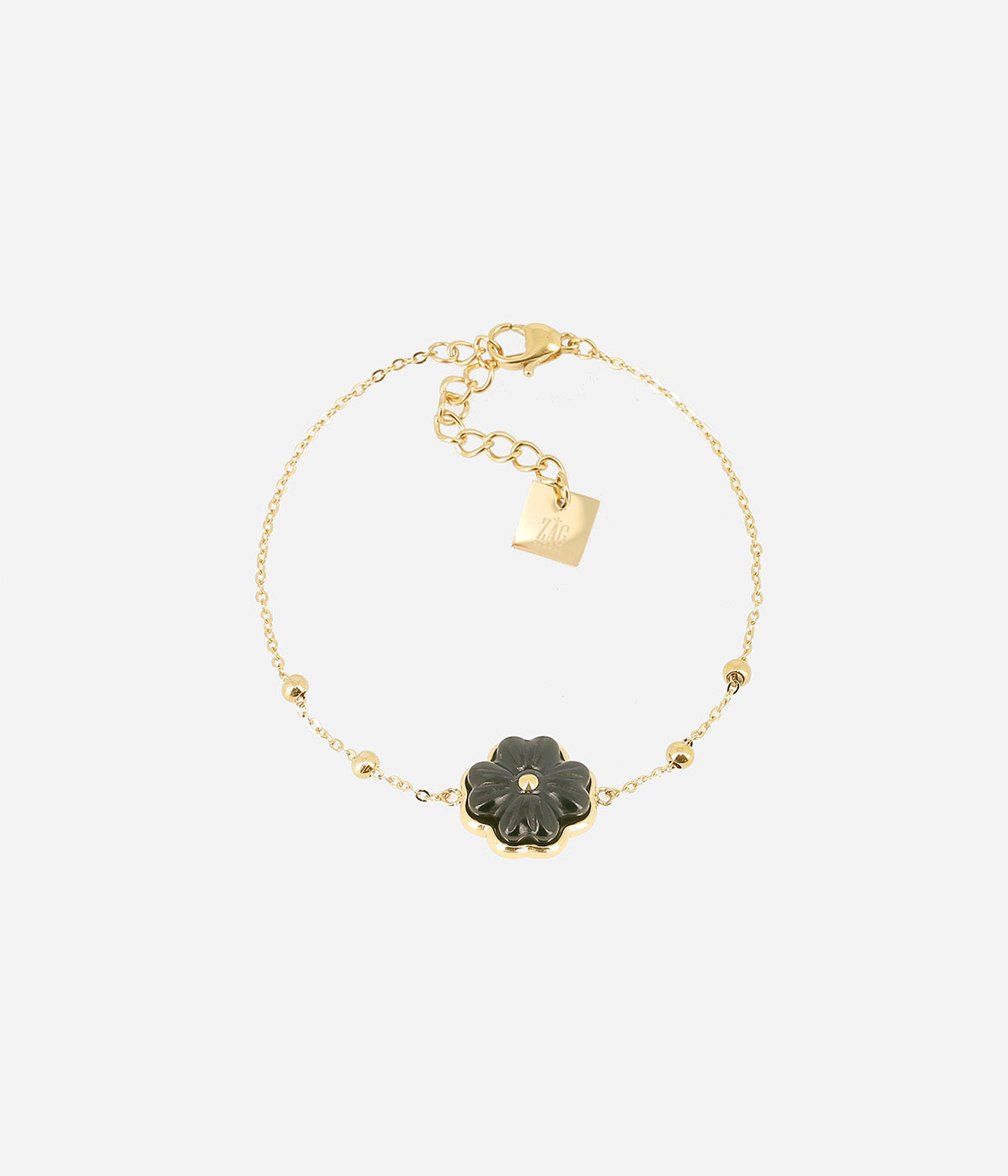 Bracelet Trifolium (Acier doré)