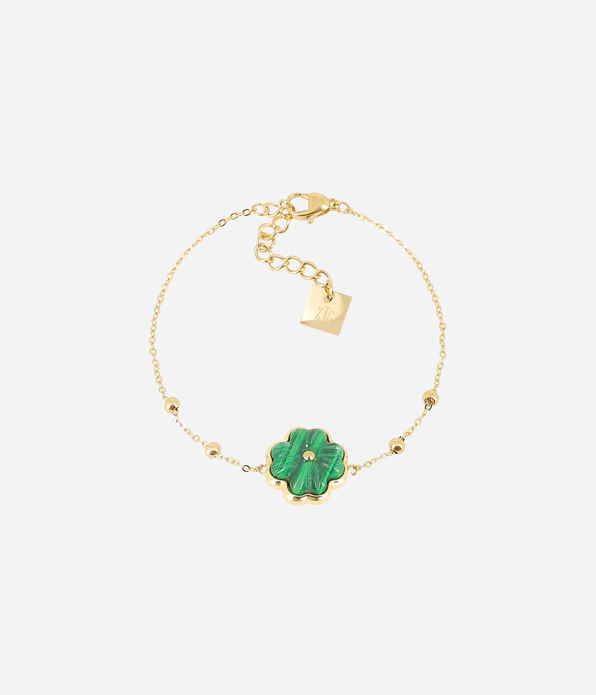 Bracelet Trifolium (Acier doré)