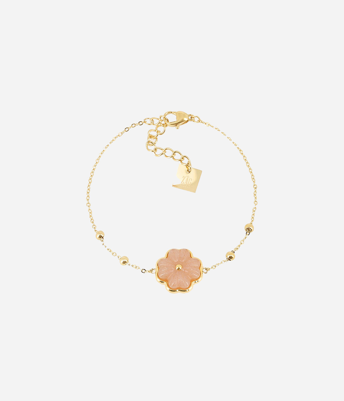 Bracelet Trifolium (Acier doré)
