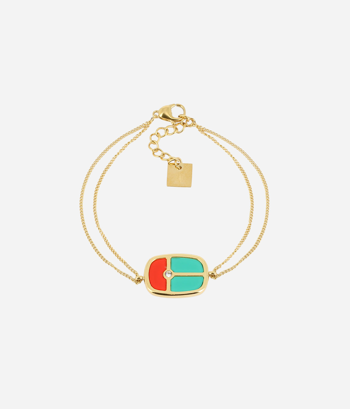Bracelet Karabos (Acier doré)