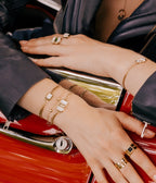 Bracelet Nola (Acier doré)