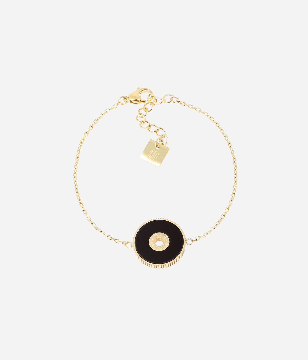 Bracelet Luck Love (Acier doré)
