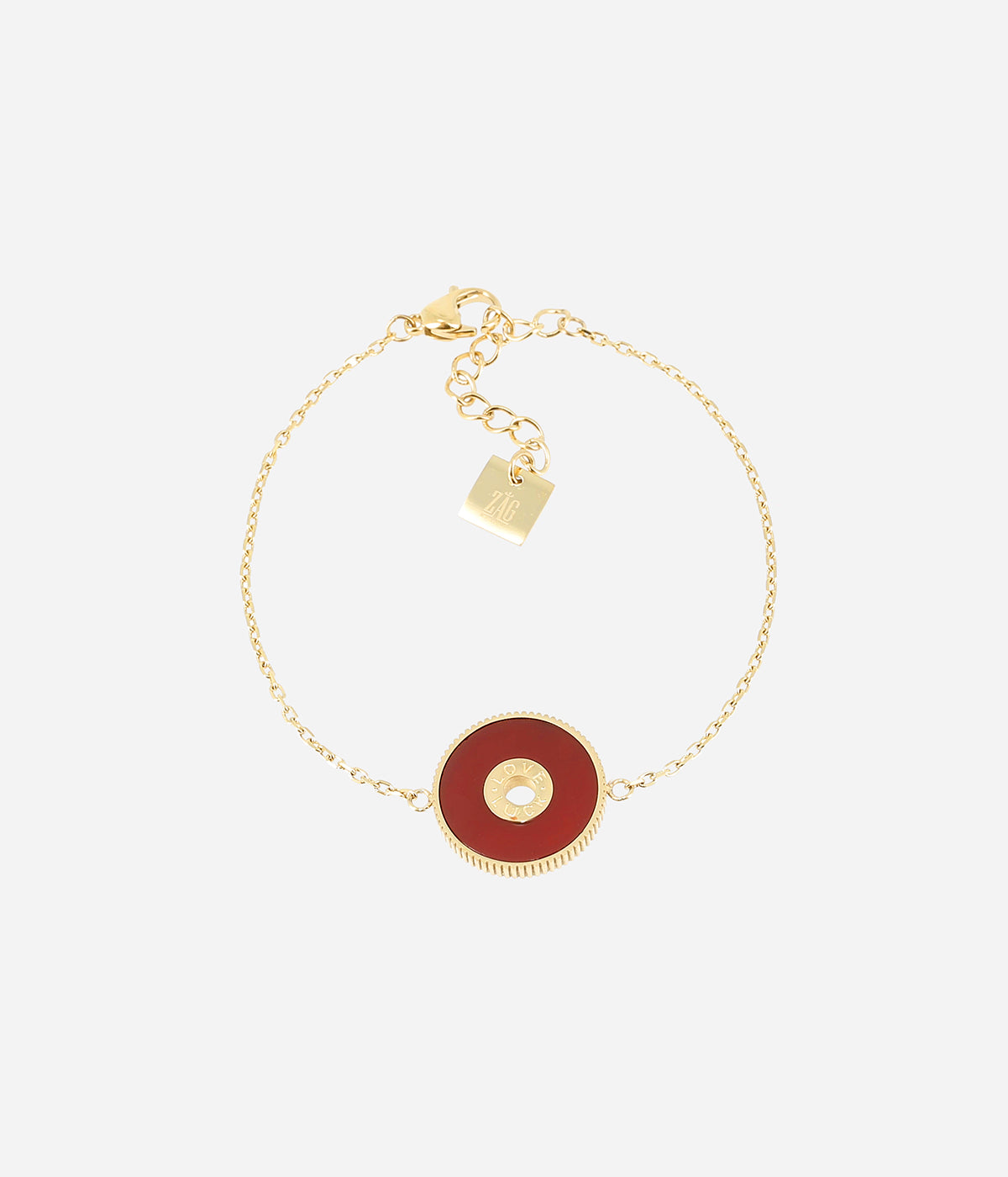 Bracelet Luck Love (Acier doré)