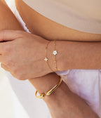 Bracelet Amaé (Acier doré)