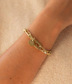 Bracelet Hydor (Acier doré)