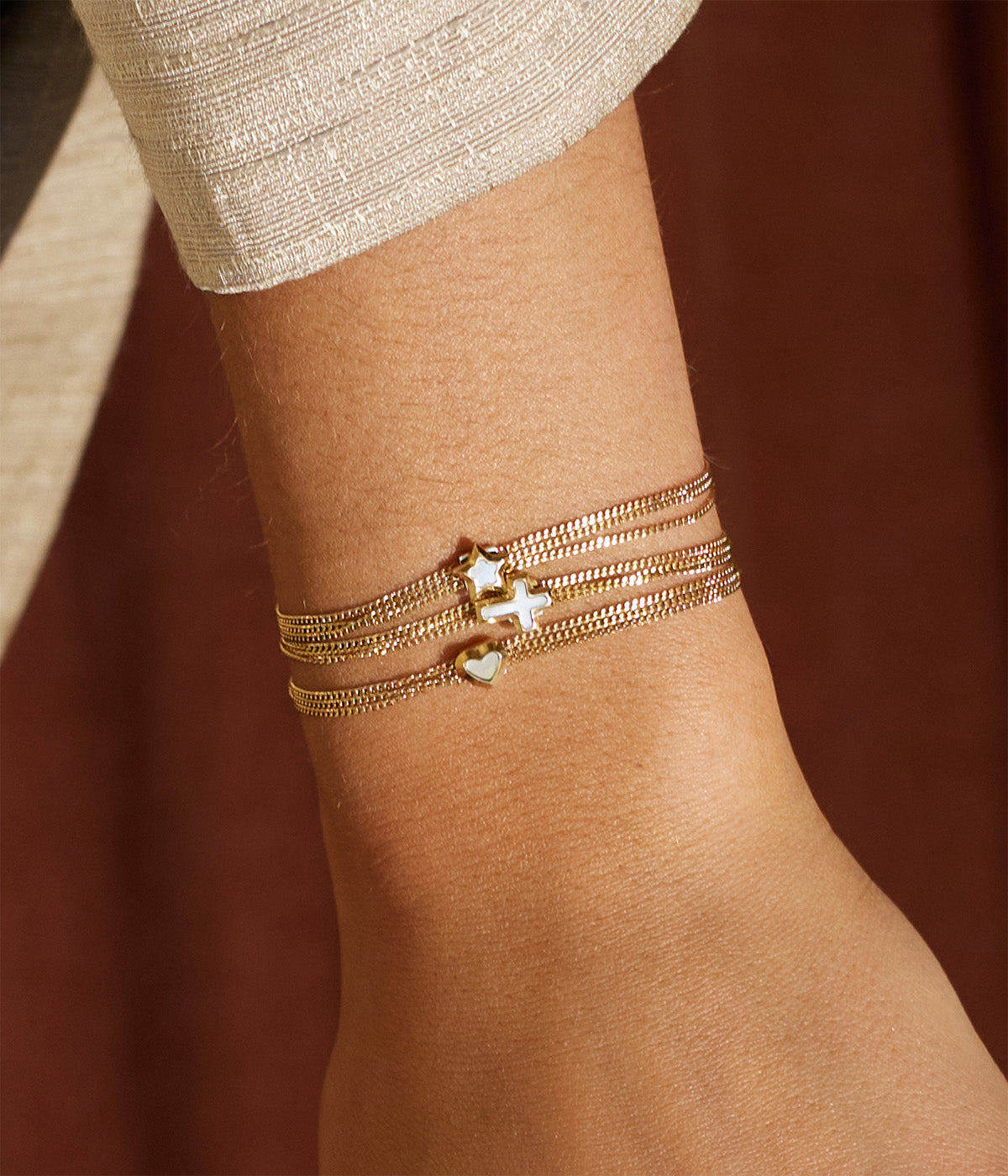 Bracelet Olyde (Acier doré)