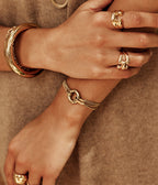 Bracelet Mantessa (Acier doré)