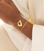Bracelet Devin (Acier doré)