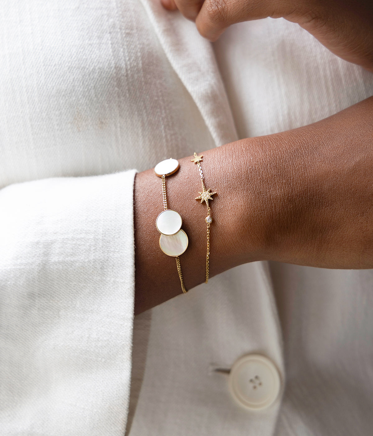Bracelet Anouk (Acier doré)