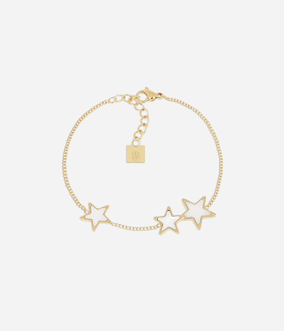 Bracelet Cyrielle (Acier doré)