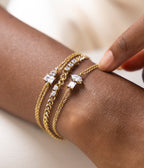 Bracelet Ginevra (Acier doré)
