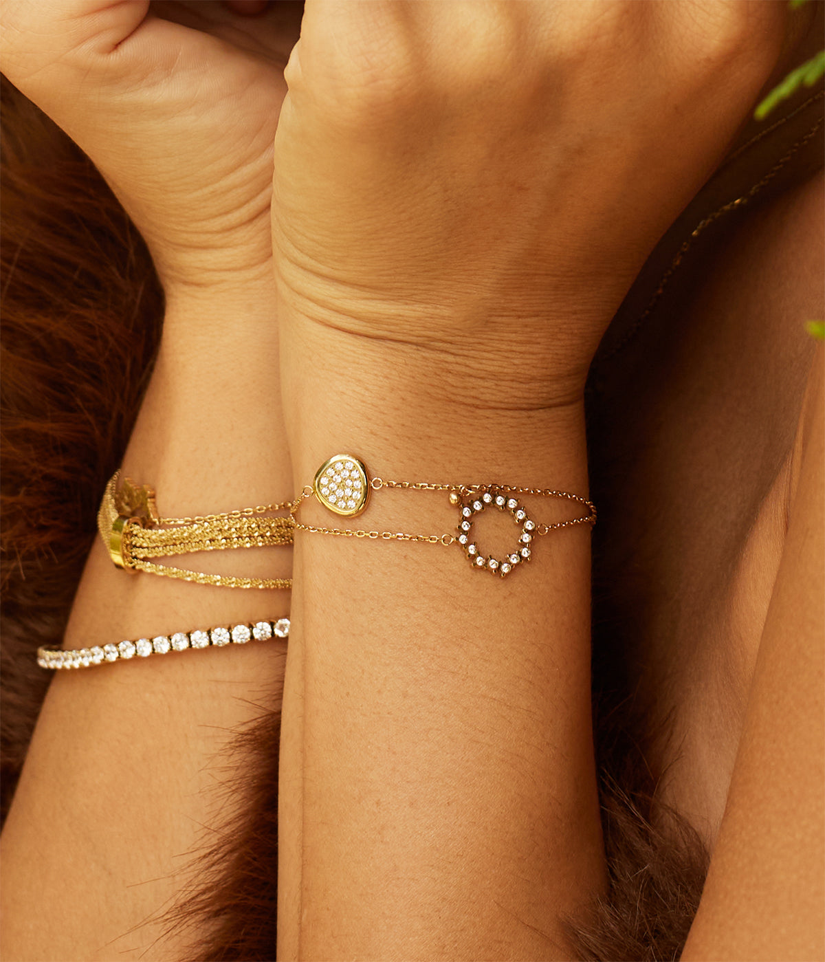 Bracelet Juki (Acier doré)