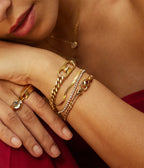 Bracelet Oxya (Acier doré)
