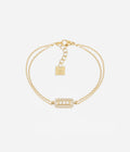 Bracelet Cléophée (Acier doré)