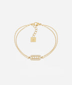 Bracelet Cléophée (Acier doré)