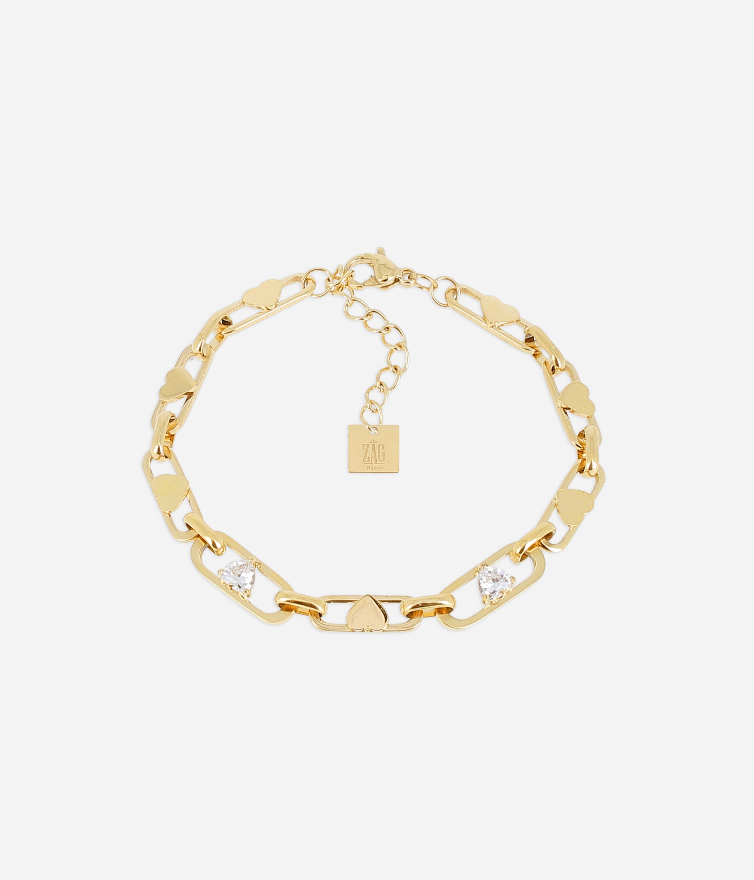 Bracelet Seraphina (Acier doré)