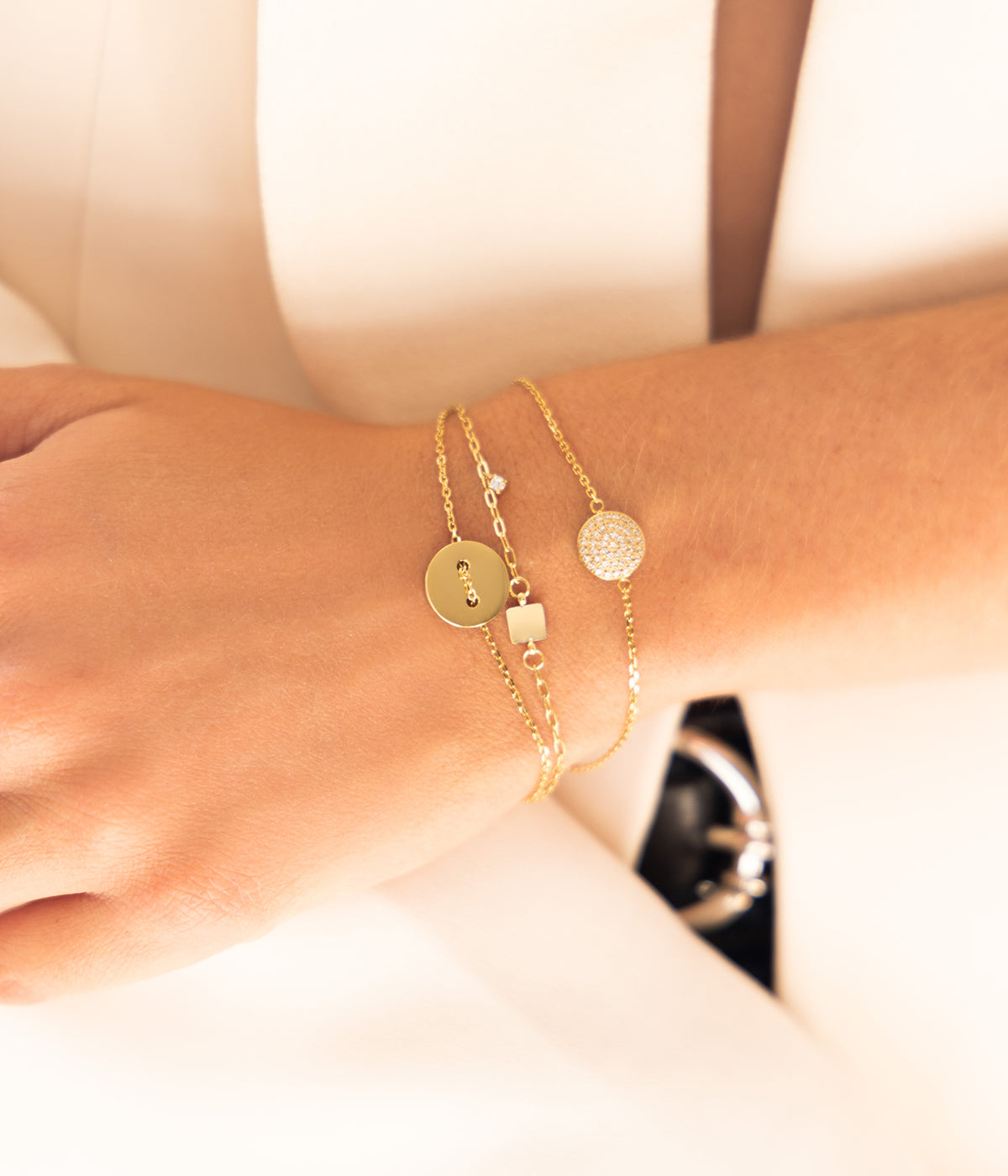 Bracelet Indira (Acier doré)