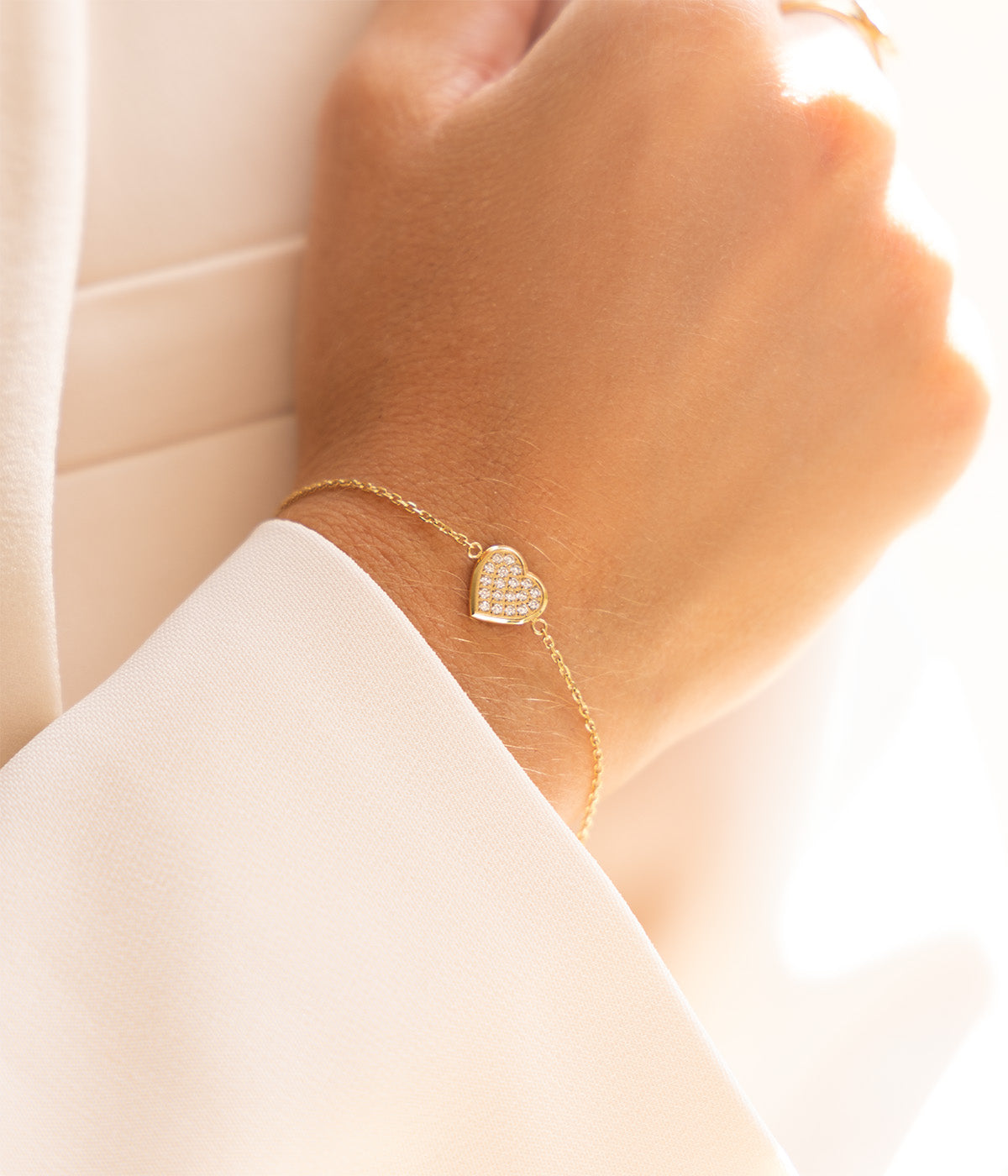 Bracelet Aimée (Acier doré)