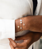 Bracelet Acilia (Acier doré)